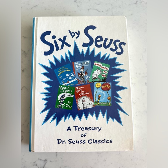 SIX BY SEUSS Classics. 500 Hats, Horton, Yertle, Grinch, and the Lorax - Picture 1 of 6